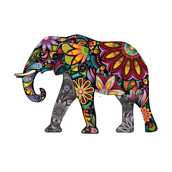 Autocolant Ambiance India Elephant 60 x 85 cm-image-2
