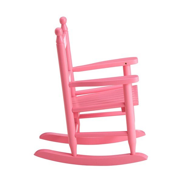 Scaun de copii roz din lemn de plop – Premier Housewares-image-4