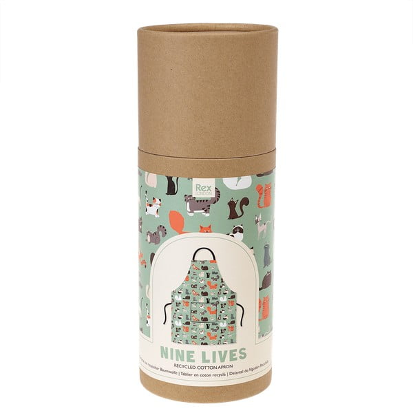 Șorț din bumbac reciclat Rex London Nine Lives-image-3