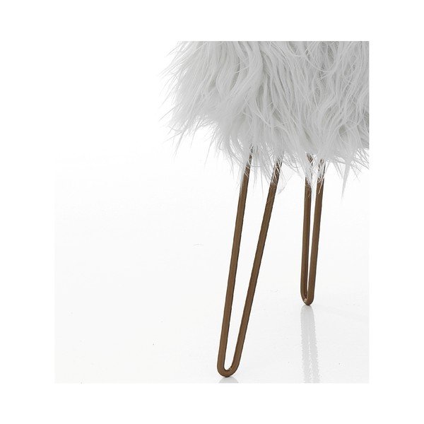 Taburet Tomasucci Spank, ø 35 cm, alb-image-2