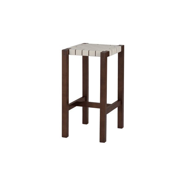 Scaun de bar maro din lemn de stejar (înălțime șezut 68 cm) Toli – noo.ma