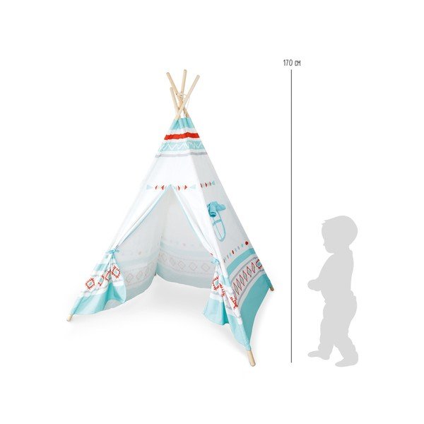 Cort în formă de teepee pentru copii Legler Play, înălțime 94 cm-image-4