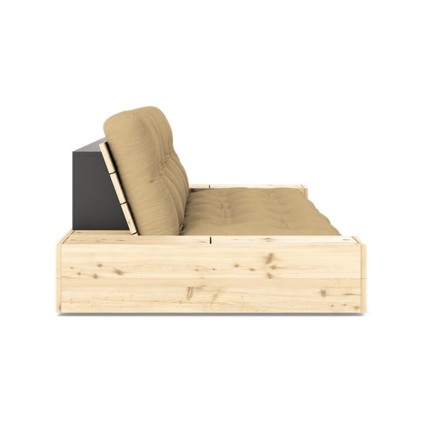 Canapea galben-muștar extensibilă 244 cm Base – Karup Design-image-3