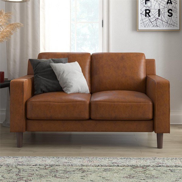 Canapea maro coniac 83 cm Brynn – Støraa-image-1