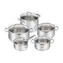 Set de vase pentru gătit 10 buc. din oțel inoxidabil DUETTO+ G719SA55 – Tefal