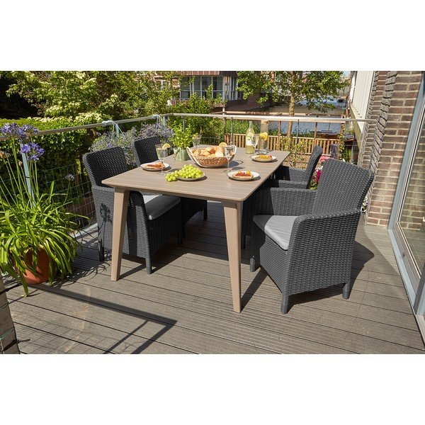 Fotoliu de grădină gri antracit din plastic Trenton – Keter-image-2