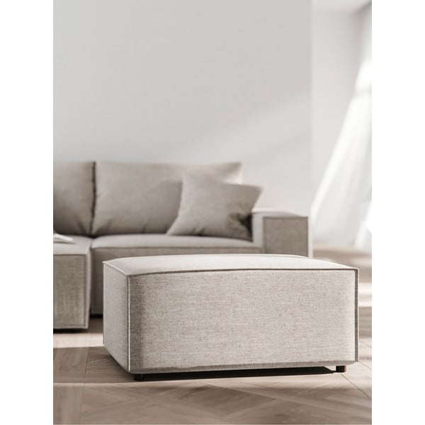 Taburet gri-bej Melow – Ghado-image-1