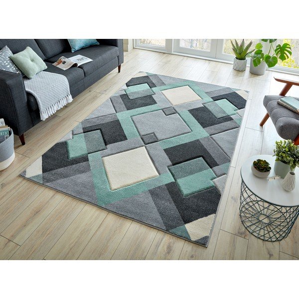 Covor verde/gri 160x230 cm Nimbus – Flair Rugs-image-4