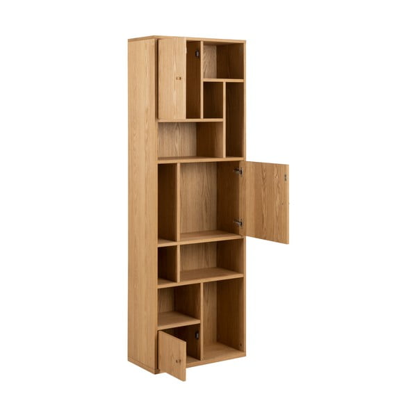 Bibliotecă în culoare naturală cu aspect de lemn de stejar 61x180 cm Rangoon – Actona-image-3