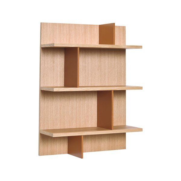 Raft în culoare naturală etajat cu aspect de lemn de stejar 60 cm Stand – Hübsch