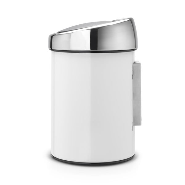 Coș de gunoi alb cu senzori de atingere din oțel 3 l Touch Bin – Brabantia