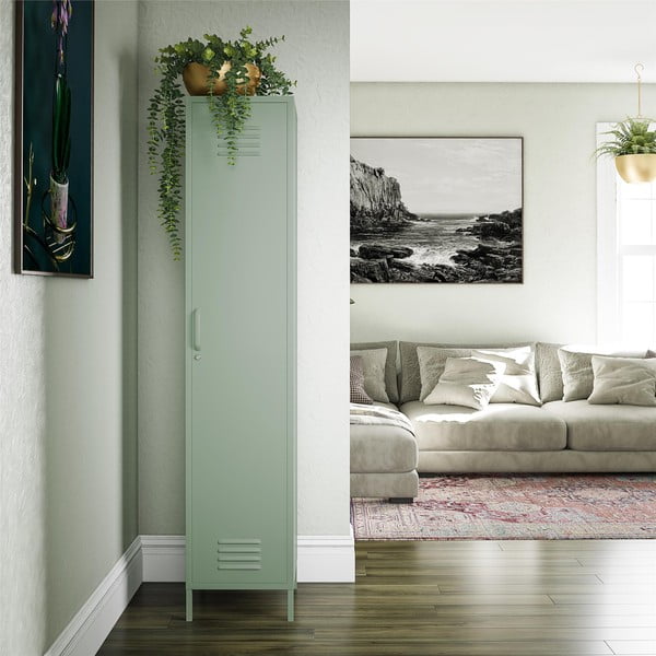 Dulap verde din metal 38x185x40 cm Mission District – Støraa-image-1