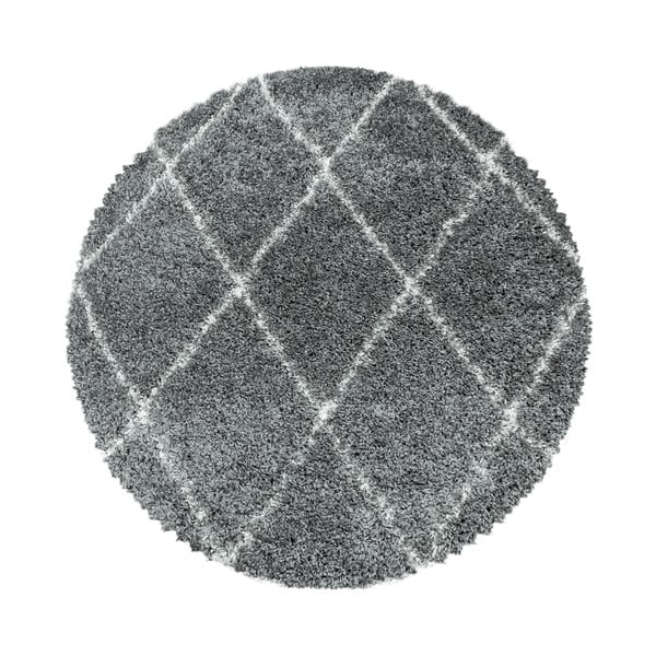 Covor gri rotund ø 200 cm Alvor – Ayyildiz Carpets