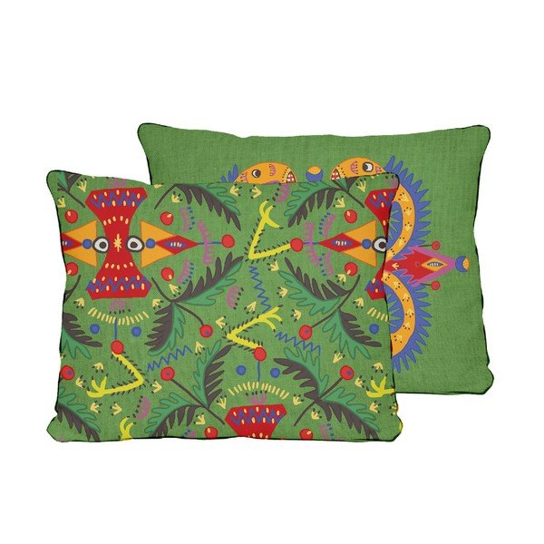 Față de pernă reversibilă Madre Selva Tamarindo, 50 x 35 cm-image-1