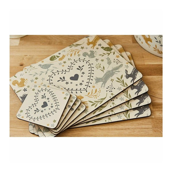 Set 4 suporturi pentru farfurie 29x21 cm Woodland - Cooksmart ®-image-3