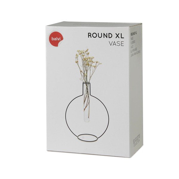 Vază Balvi Silhouette Round, negru-image-2
