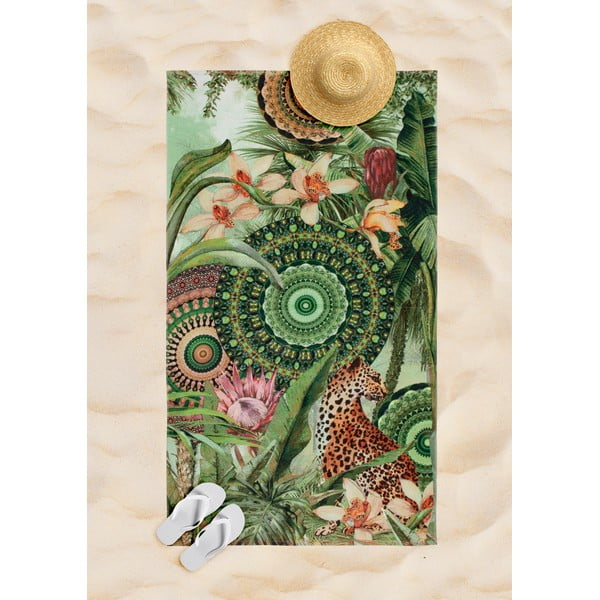 Prosop de plajă verde 100x180 cm – HIP-image-1