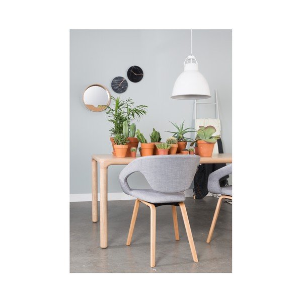 Masă de dining cu aspect de lemn de frasin 90x180 cm Storm – Zuiver-image-1