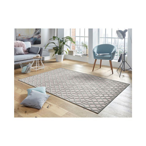 Covor din viscoză Mint Rugs Shine Caine, 80 x 125 cm, gri-image-1