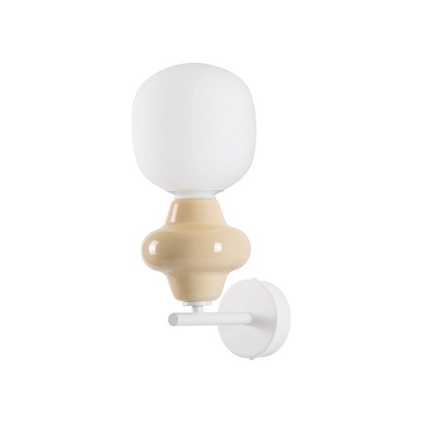 Aplică de perete albă din ceramică Clio – Nova Luce