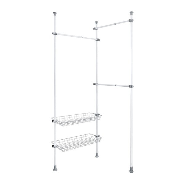 Suport pentru haine alb telescopic din metal Herkules – Wenko-image-4
