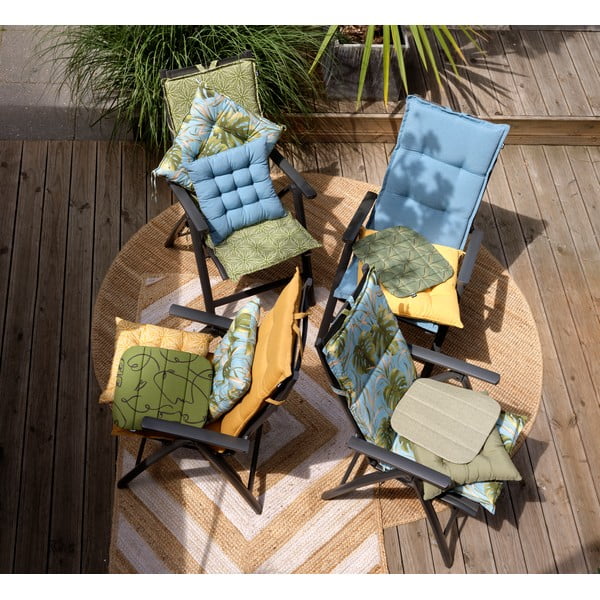 Pernă pentru scaun de grădină galbenă 50x123 cm Cuba – Hartman-image-1