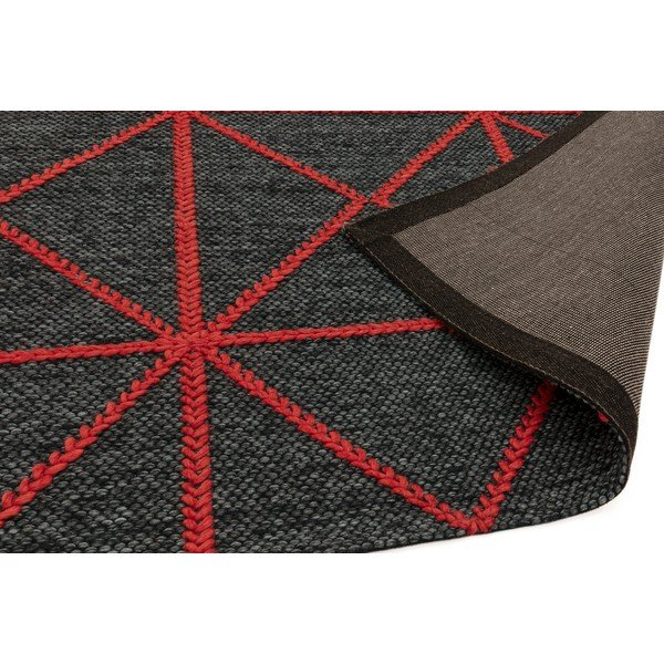 Covor Asiatic Carpets Prism, 160 x 230 cm,negru-roșu-image-1
