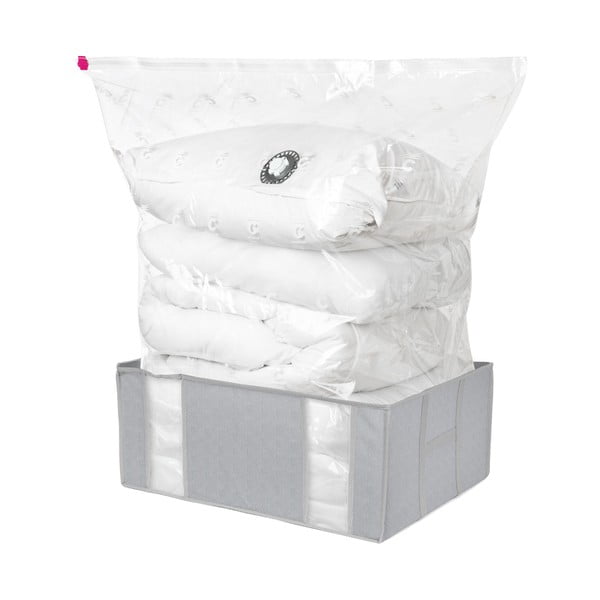 Cutie de depozitare pentru haine din material textil cu vacuum, cu pereți întăriți Boston – Compactor-image-3