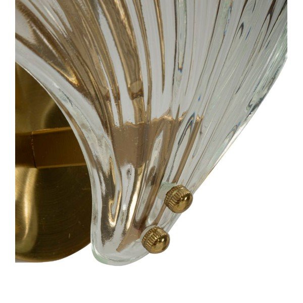 Aplică de perete aurie din sticlă Da Muro Shell – Mauro Ferretti-image-3