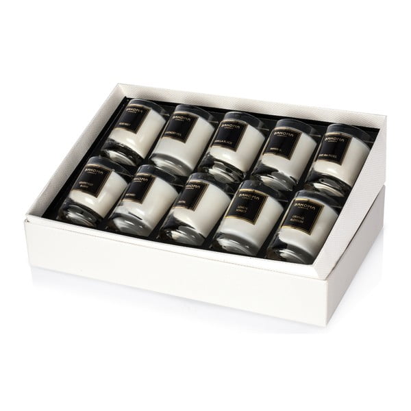 Set 10 mini lumânări parfumate Bahoma Collection