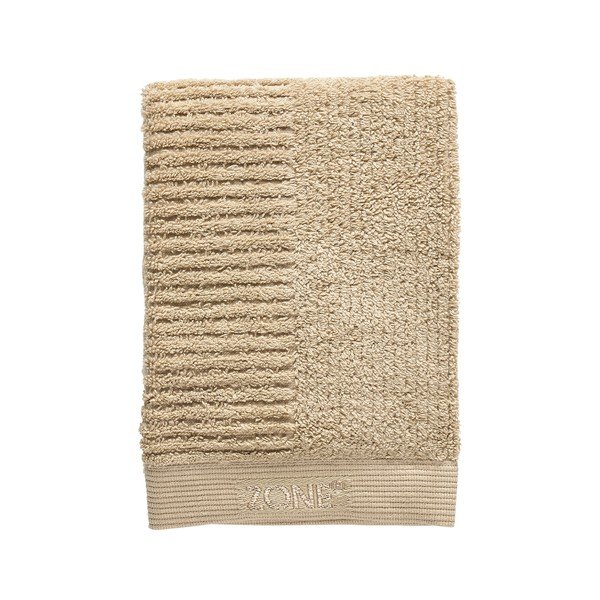 Prosop din bumbac Zone Classic, 70 x 50 cm, bej închis