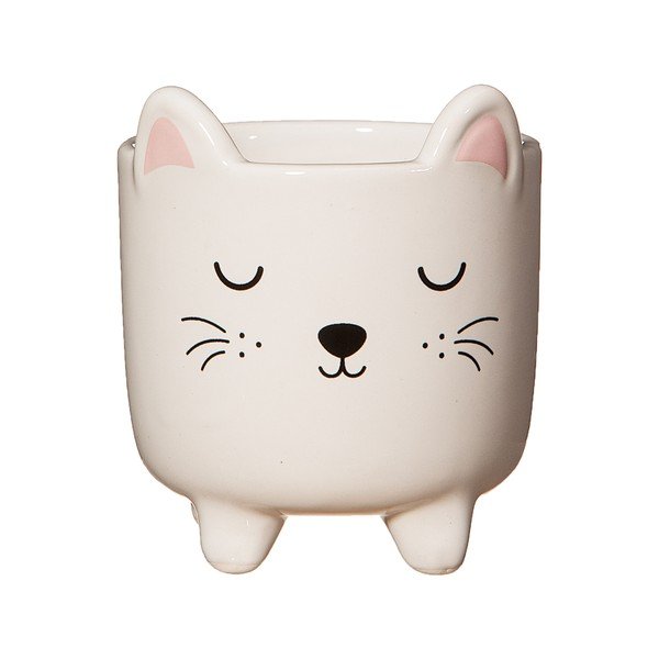 Ghiveci din piatră pictat manual ø 7,5 cm Cat – Sass & Belle