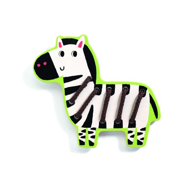 Joc motric din lemn cu șiret Djeco „Animale din junglă”-image-3