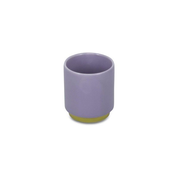 Ceașcă verde/mov din gresie ceramică 270 ml Duo – ONA-image-2