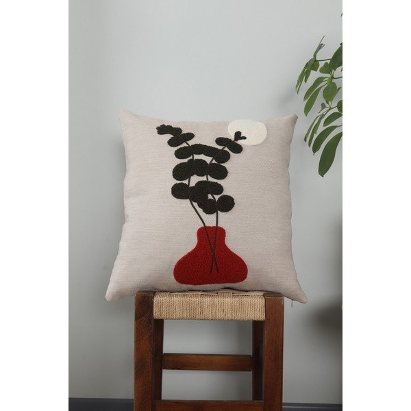 Pernă decorativă din in 43x43 cm Vazo – Mioli Decor-image-1