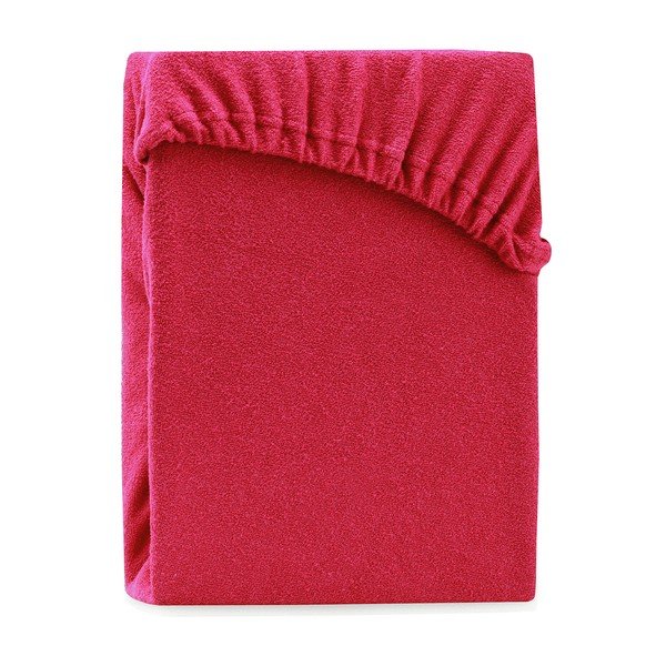 Cearceaf elastic AmeliaHome Ruby, 200 x 140-160 cm, roșu bordo-image-2