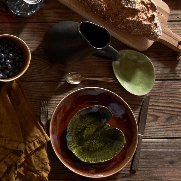 Farfurioară din gresie ceramică pentru desert Costa Nova Riviera, ⌀ 16 cm, verde-image-1