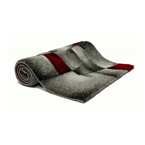 Covor Universal Malmo, 140 x 200 cm, roșu - gri-image-2