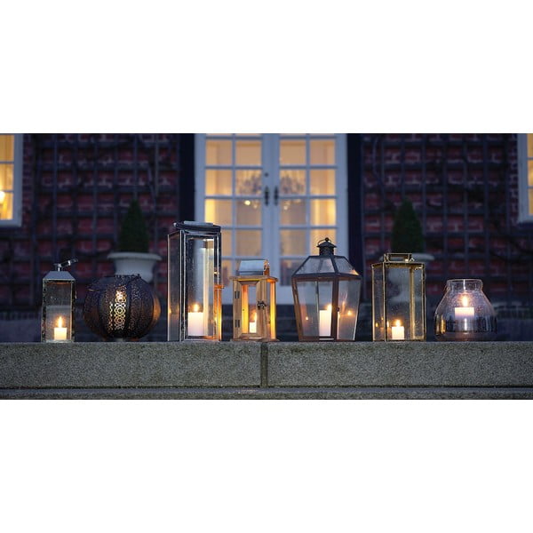 Felinar Villa Collection Clear Titanium, înălțime 40 cm-image-1