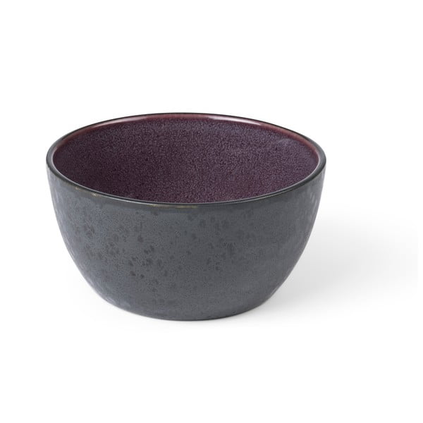 Bol mic negru/mov pentru servire din gresie Gastro Black/Purple – Bitz-image-2