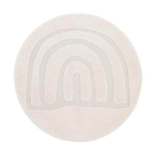 Covor pentru copii crem ø120 cm Rainbow Dream S – Nattiot