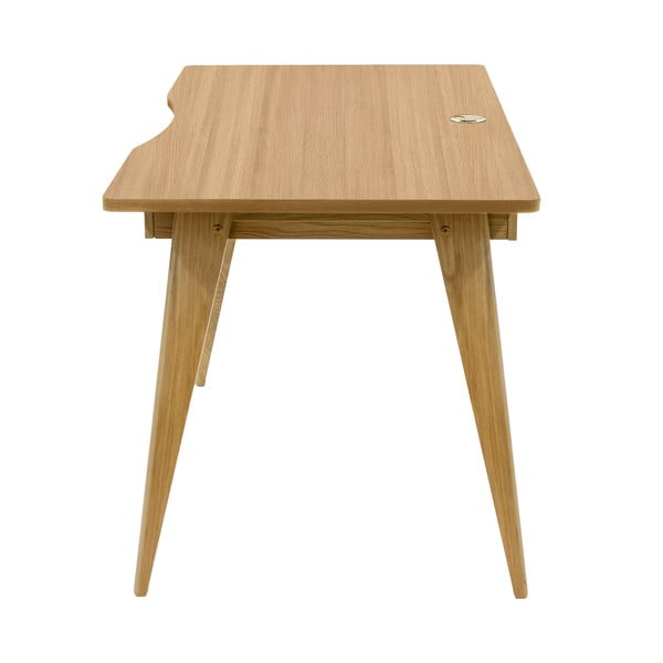 Birou cu aspect de lemn de stejar 70x140 cm Nice – Woodman-image-4