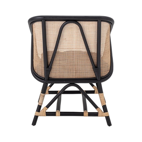 Fotoliu negru-bej țesut Loue - Bloomingville-image-4