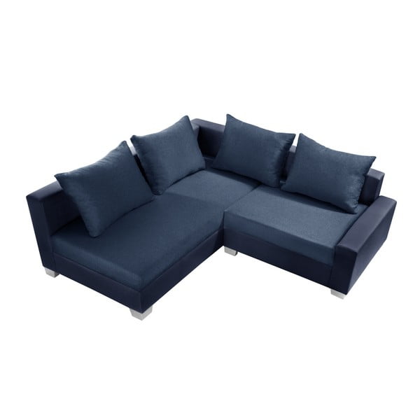 Canapea cu șezlong partea stângă Interieur De Famille Paris Aventure, albastru