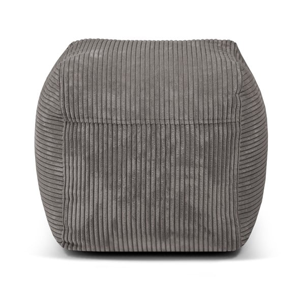 Fotoliu bean bag albastru cu tapițerie din catifea reiată Plus 50 Lounge – SLOWDOWN-image-4