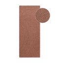 Covor tip traversă teracotă țesut manual din lână 80x300 cm Calmio – Hanse Home