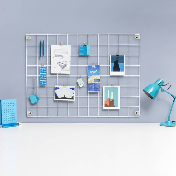 Avizier metalic Reminder, 50 x 70 cm, alb-image-2