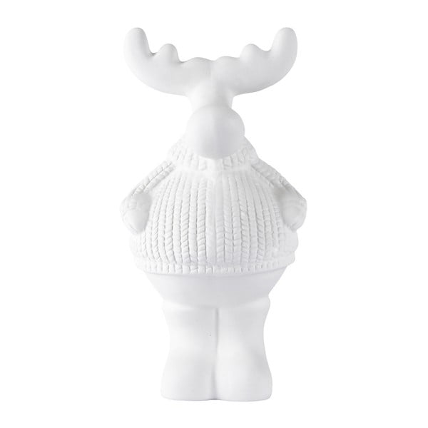 Statuetă decorativă  KJ Collection Reindeer Gordo White, 20,5 cm