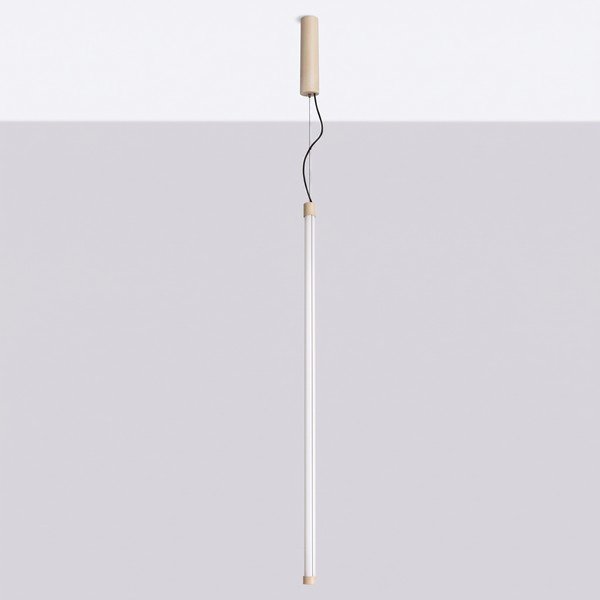 Lustră bej LED din metal ø 6 cm TRANG – Thoro-image-4