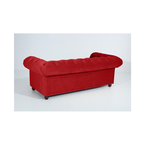 Canapea Max Winzer Orleans Velvet, 216 cm, roșu-image-3